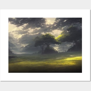 landscape pictures for wall gentle Posters and Art